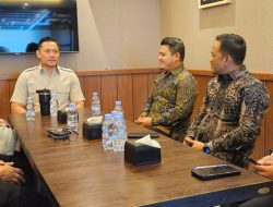 Bupati dan Wakil Bupati Luwu Terpilih H Patahudding dan Dhevy Bijak Pawindu Mengunjungi Kantor Menko Bidang  Infrastruktur dan Pembangunan