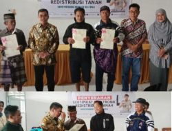 Warga Perindingan Senang Terima Sertifikat Tanah Elektronik dari dr Zadrak