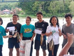 Lomba Menangkap Ikan Meriahkan Lovely Desember 2024