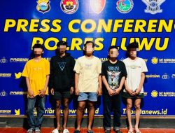 Tim Resmob Polres Luwu Ringkus Lima Pelaku Persetubuhan Anak, Satu Masih DPO