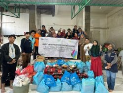 PLN IP UBP Tello Salurkan Bantuan pada Korban Banjir di Wilayah Kota Makassar
