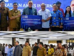 Wabub Zadrak Terima Bantuan Internet VSAT Dari Anggota DPR RI