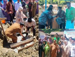 Wabub Zadrak Letakkan Batu Pertama Pembangunan Masjid Baiturrahman To’kaluku