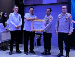 Polres Soppeng mendapatkan Penghargaan Penganugerahan Predikat Kepatuhan Penyelenggaraan Pelayanan Publik Tahun 2024 Provinsi Sulsel