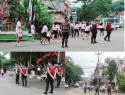 Ratusan Personel Polres Tator Amankan Toraja Color Run Lovely Desember