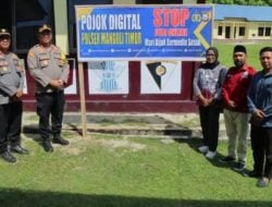 Peresmian Pojok Digital di Polsek Mangoli Timur, Kapolres Sula : Agar Dapat Bermanfaat Bagi Personel Maupun Masyarakat