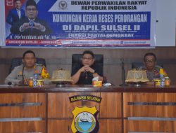 Reses Anggota Komisi III DPR RI, Kapolres Bulukumba Sampaikan Situasi Kamtibmas