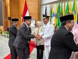 Pj Bupati Pinrang H Ahmadi Akil Hadiri Pelantikan Pj Gubernur Sulsel