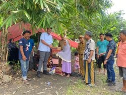Karang Taruna Kabupaten Pinrang Serahkan Bantuan ke Korban Kebakaran di Dusun Papareang