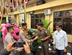 Kajari  Pinrang Agung Bagus Kade Kusimantara Hadiri Kunjungan Kapolda Sulsel di Mapolres