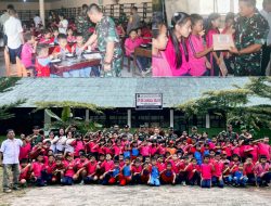 Kodim 1414/Tator Bersama Pemda Tana Gelar Makan Bergizi di SDN 2 Sangalla Selatan