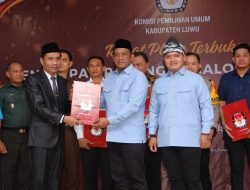 Rapat Pleno, KPU Luwu Tetapkan Patah-Dhevy Sebagai Bupati Luwu Periode 2025-2030