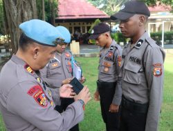 Seksi Propam Polres Luwu Gelar Pemeriksaan Terhadap Bintara Remaja