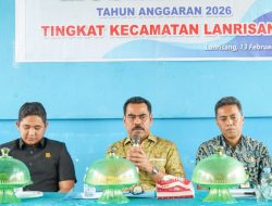 Pj.Bupati Pinrang, Buka Musrembang Kecamatan Lanrisang