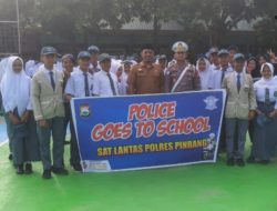 Tekan Angka Kecelakaan dan Disiplinkan Pengendara, Kasat Lantas Polres Pinrang Gencarkan Edukasi di Sekolah