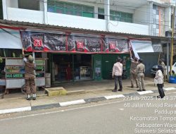 Satpol PP Bersama DPKAD Wajo Melakukan Penertiban Reklame