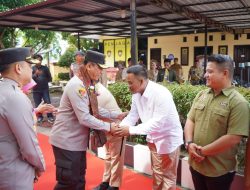 Bupati Luwu dan Wakil Bupati Terpilih Turut Menyambut Kunker Kapolda Sulsel di Mapolres Luwu