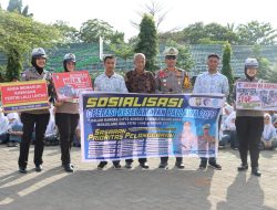 Satlantas Polres Luwu Gelar Edukasi Keselamatan Berlalu Lintas di SMA Negeri 1 Luwu dalam Rangka Operasi Keselamatan Pallawa 2025