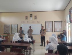 Sosialisasi Penerimaan Anggota Polri di SMAN 3 Mattiro Sompe
