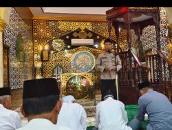 Kapolsubsektor Lanrisang Iptu Baharuddin Sambangi Masjid At-Taufik, Sampaikan Pesan Kamtibmas