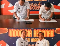 Pemda Tana Toraja Teken MoU Dengan BNN Mengenai P4GN