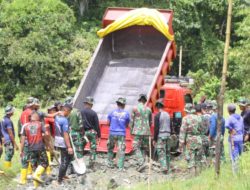 Proyek Pengerasan Jalan TMMD Terus Bekerja, Bisa Selesai Tepat Waktu