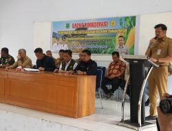 Kepala Dinas Tanaman Pangan dan Hortikultura Pinrang Gelar Rapat Koordinasi Optimalisasi Program Ketahanan Pangan