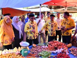 Pantau Kebutuhan Pokok Jelang Idulfitri, Bupati dan Wabup Soppeng Kunjungi Pasar Sentral Soppeng