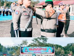 Polres Toraja Utara Gelar Apel Gelar Pasukan Operasi Ketupat 2025