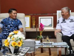 Bupati Pinrang Irwan Hamid Menerima Kunjungan Komandan Lanud Sultan Hasanuddin