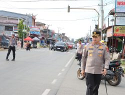 Kapolres Luwu Pantau Commander Wish, Pastikan Lalu Lintas Aman di Jalur Padat Kota Belopa