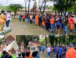 Pengarahan Bupati Zadrak ke Petugas Kebersihan