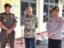 Kajari Pinrang Hadiri Sertijab Kapolres, Agung Bagus Dukung Kepemimpinan Baru AKBP Edy Sabhara