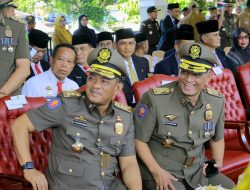 Dukung Asta Cita ,Bupati Luwu Hadiri Gelar Pasukan HUT Satpol PP dan HUT  Satlinmas di Wajo