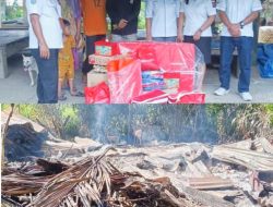 Rumah Warga Ludes Dilalap Sijago Merah di Rano, Dinsos Gercep Serahkan Bantuan