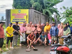 Kadus Sanrangan Andika Aldila, Pimpin Kerja Bakti