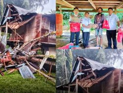 Warga Korban Tertimpa Pohon Tumbang di Buntu Tangti Terima Bantuan Pangan