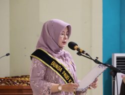 Ketua TP PKK Kabupaten Pinrang, Hj.Sri Widiyati Irwan Harap Pengurus yang Baru Dilantik Dapat menjalankan Program Kerja Penuh Tanggung Jawab