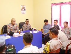 Kapolres Pinrang Laksanakan Kunker ke Polsek Lembang dan Polsek Duampanua, Tekankan Disiplin dan Jauhi Narkoba
