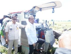Panen Raya Padi Serentak, Jeneponto Ambil Bagian di Desa Kayu Loe Timur
