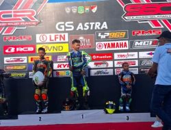Unjuk Kekuatan di SCR Sidrap, Pebalap HMRT Bulukumba Kelas 2 SD Raih Juara 3