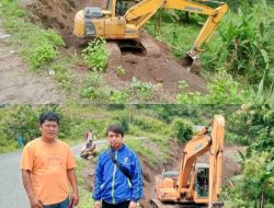 BPBD Tana Toraja Buka Jalan Alternatif Poros Buakayu-Ollon