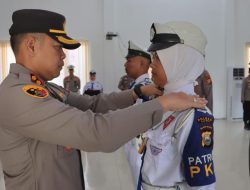 Konsisten Cetak Generasi Pelopor Tertib Lalu Lintas, Polres Luwu Kembali Lantik dan Latih Anggota PKS
