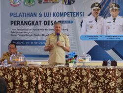 Bupati Pinrang Irwan Hamid Membuka Pelatihan dan Uji Kompetensi Perangkat Desa