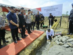 Bupati Luwu H Patahuddin Hadir di Lokasi Pembangunan Rusun Brimob Batalyon D Pelopor di Desa Tiromanda