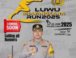Polres Luwu Siap Gelar “Luwu Bhayangkara Run 2025”, Perkuat Sinergi dan Semangat Hari Bhayangkara