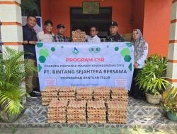 PT BSB Serahkan Bantuan 7.500 Butir Telur Kepada 4 Instansi