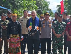 Wakapolres Pinrang Hadiri Pesta Panen dan Syukuran Terpilihnya Kembali Bupati di Desa  Tanratuo