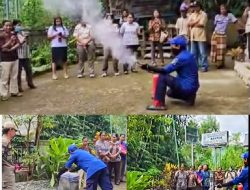 Sosialisasi Pemadam Kebakaran Dukung Posyandu Era Baru