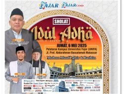 Khatib Idul Adha Fajar Group, Muh Ridwan Pemimpin Visioner Majukan Pendidikan Tinggi